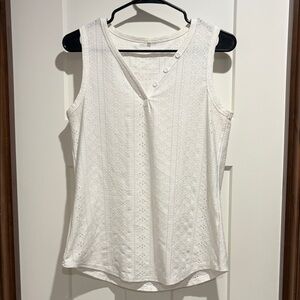 Set of three new summer sleeveless tops.